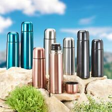 2er Set Edelstahl Isolierflasche Thermoskanne Thermosflasche 0,35l 0,5l togo