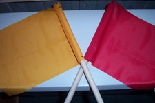 Flaggensatz rot gelb - flaggensatz, rot/gelb