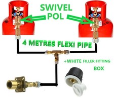 4 Meter 2 Gasflaschen