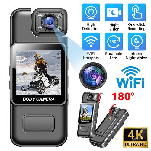 Mini körperkamera body cam - 4k,