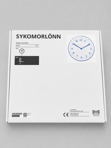 Ikea sykomorlonn wanduhr - ikea,