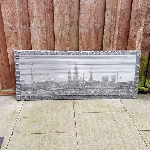 Zinnrelief wandbild - wandbild, /