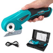 AKKU Kabellose Elektrische Schere Schneiderschere für Stoff Karton Leder Teppich