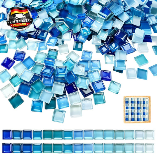 1100 stck mosaiksteine glas