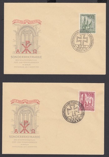 Berlin 1953 fdc minr 107 - 02), minr.