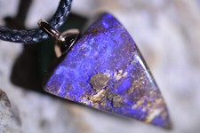 17ct 20x15x8 Top 5* Purple Broadflash Koroit Boulder Opal Kette Australi gem