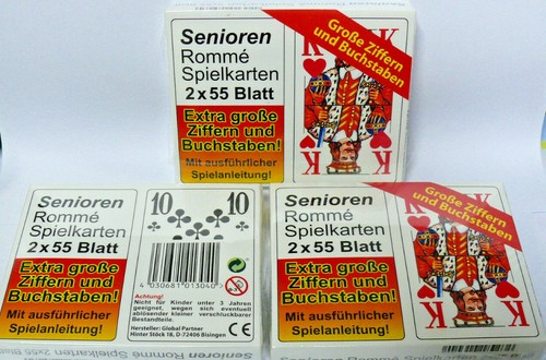 Senioren romme canasta bridge - senioren,