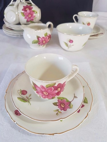 Vintage trio tasse untertasse - tasse,