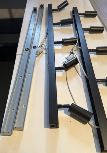 Schwarze led lichtschienen mit - schwarze,