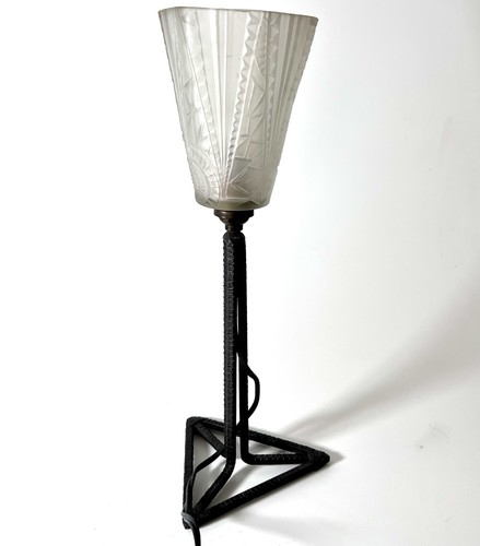 Art deco tischlampe - art,