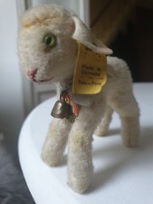 Steiff Lamm Lamby  10cm 6510,0 Komplett   Knopf/ Fahne/Schild/ Schleife