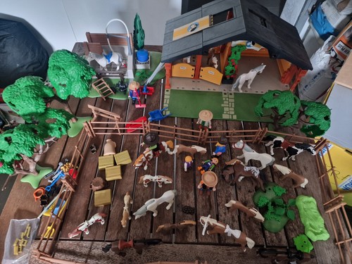 Playmobil reiterhof konvolut - reiterhof,