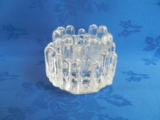 Vintage Kosta Boda Glas Polar Eis Votivkerzenhalter von Goran Warff