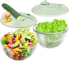 5L Salatschleuder Edelstahl