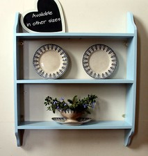 Regalaufbewahrungseinheit Massivholz Traditionelles Holz Wandregal handbemalt 