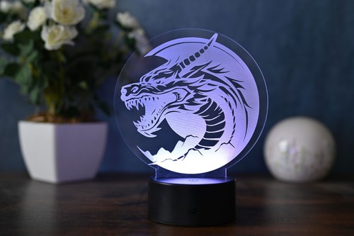 Japanischer drache led - japanischer,