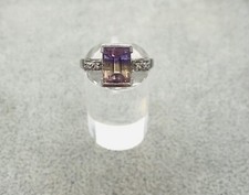 925 silberring simulierten - 925/-,