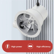 100W Mini Elektro Wasserkraft Generator Wasser Turbine Energieerzeuger DE