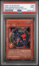 Yugioh Dark Magician of Chaos IOC 1. Edition Ultra Rare HOLO PSA 9 | no BGS
