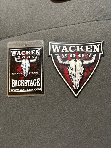 Wacken 2007 backstage pass - backstage,