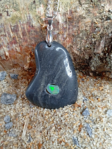 Halskette mit charm - mit, charm-anhänger