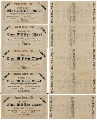 Notgeld los thüringen - notgeld,
