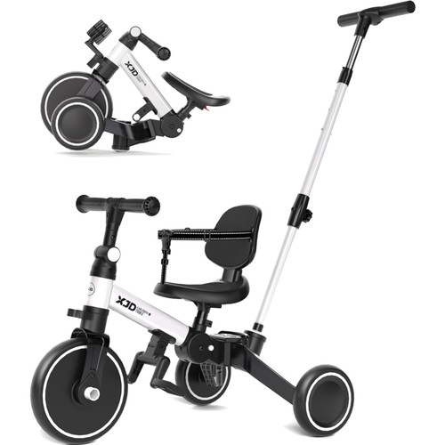 Weißes kinderdreirad 1 - weißes, 5-in-1
