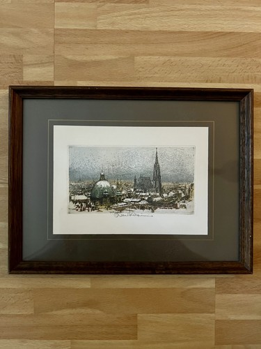 Robert kasimir radierung wien - radierung,