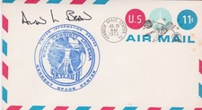 Alan BEAN  (1932-2018)  sign. vintage  1973 APOLLO MOON  FDC / AUTOPEN!