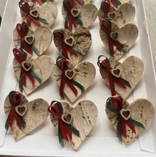 Gästeanstecker Anstecker Hochzeit Birkenherz Hochzeitsanstecker 18 Stk. 