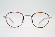 Vintage Brille TITANFLEX 820584 Braun Gold Oval Brillengestell eyeglasses