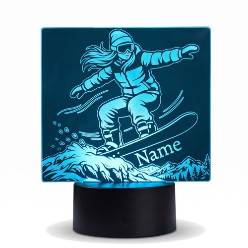 Personalisierte led snowboard - personalisierte,