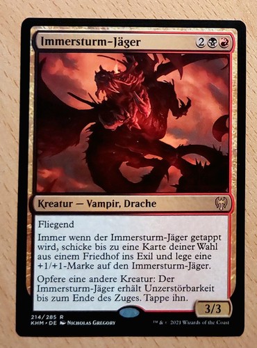 Mtg magic immersturm jäger - magic:, immersturm-jäger