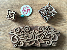 Blaudruckstempel set 3 - set,,