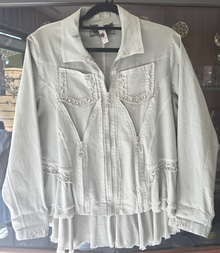 Tredy verspielte jeansjacke - verspielte,