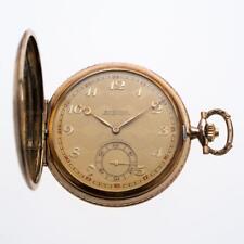 Saxonia Dresden-Gruna, 3-Zeiger Uhr, Handaufzug, vergoldet