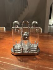 Alessi Mensge Gewürzeset (Pfeffer u. Salz) Ettore Sottass