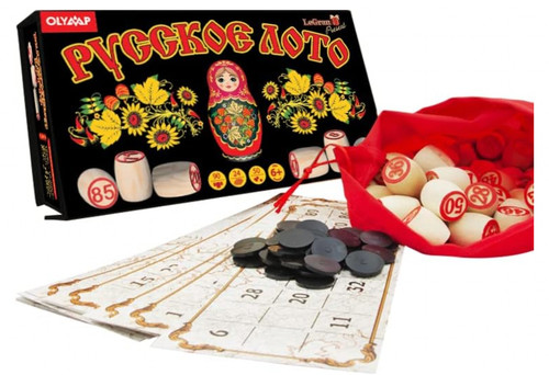 Russisches lotto matrjoschka - russisches,