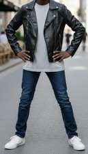 Leder jacke 152 - leder,