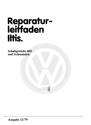 Iltis reparaturanleitung - vw,