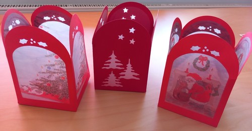 Weihnachtslaterne faltbar - weihnachtslaterne,,