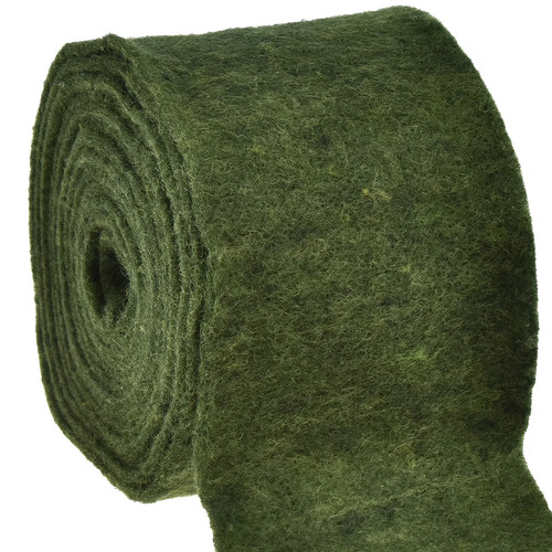 Filzband dunkelgrün 15cm - , 5m