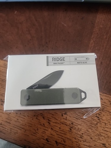 Ridge mini folder matte olive - ridge,