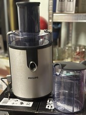 Philips Entsafter Saftpresse Zentrifugal Silber Schwarz Leider Nicht Benutzt