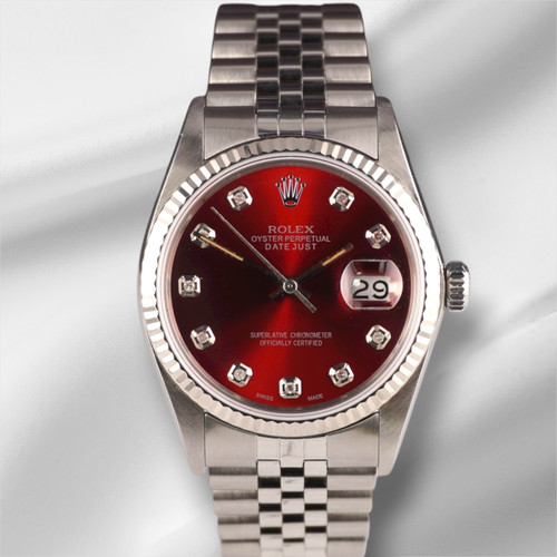 Rolex datejust 36mm edelstahl - rolex,