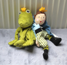 IKEA 2in1 KVACK Prinz Frosch Wendbar Kuscheltier Märchen Froschkönig Stofftier