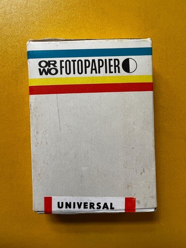 Orwo w fotopapier - orwo, s/w