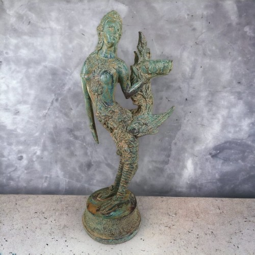 Bronze kinaree statue - kinaree,
