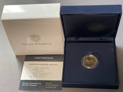 Andorra 2018 25 j - 2018,, 50€,