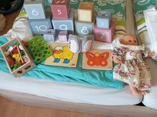 Mädchen Kleinkind Spielsachen Angelspiel, Puppe von Simba, Stapelturm, Steckspie